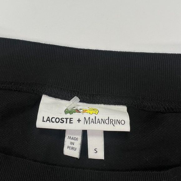 LACOSTE + MALANDRINO "Crocodile Loves You" Oversized Tunic - S - Picture 3 of 7